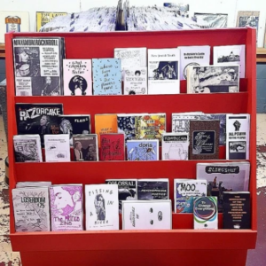 Receive a lovingly curated array of unique zines, buttons, stickers, pamphlets, newspapers etc. delivered to your door each month or in quarterly installments!  Subscriptions are mailed out the 1st Monday of the month.